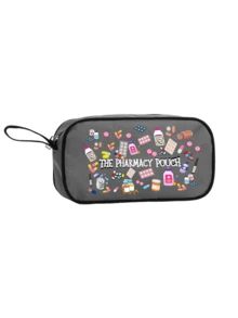 Waterproof Medication Organizer Bag, Portable Pill Pouch With Pharmacy Logo And Wrist Strap, Casual And Convenient For Daily Commute, Shopping And More. Essential Medical Accessory, Multifunctional Fabric Medicine Bag, Portable First Aid Kit, Outdoor Travel Pill Pouch, Dormitory Emergency Medicine Storage Bag, Suitable For Men And Women, Can Be Used As Medication Bag/Digital Accessory Organizer/Toiletry Bag Or Daily Makeup Bag - Multicolor - View 13