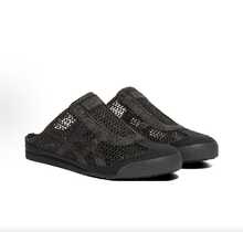 Onitsuka Tiger Onitsuka Tiger MEXICO 66 SAB0T Mesh Breathable Casual Toe Cap Slippers For Men And Women In Black - 黑色 - 查看 16