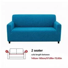 1 pieza Funda de sofá de terciopelo de maíz, funda elástica de felpa suave para sofá, resistente a arañazos de gato y pelo de mascota, protector de muebles lavable con protección completa antideslizante para 1-4 plazas para decoración del hogar - Funda de sofá de vellón de maíz - Ver 24