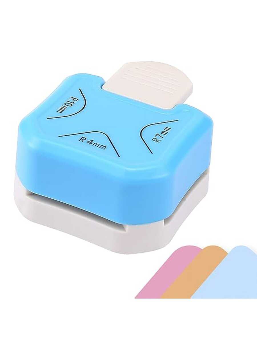 Manual Corner Rounder Punch, Heavy-Duty Cutter, DIY Paper Cutter, Suitable For R4/R7/R10mm Molds, Corner Rounder Punch For Journals And Scrapbooking Supplies, Suitable For DIY Business Card Printing, Scrapbooking, Journals, Business Cards - Multicolor - View 1