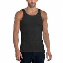 New Hot SellingPlayera Selección Mexicana Fútbol5, 10, 15-Pack Men's Ribbed Classic Tank Tops (Sizes, S To 2XL)Tshirts - 黑色 x10 - 查看 2
