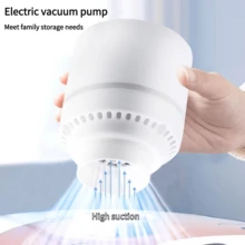 1 Set Sellador al Vacío y Bolsas de Almacenamiento al Vacío, Adecuado para Tela del Hogar, Ropa, Pantalones, Mantas, Almacenamiento al Vacío de Ropa de Cama, También Adecuado para Viajes, Habitación, Uso en Dormitorio, Herramienta de Almacenamiento de Ropa de Otoño - Ver 2