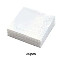 15-300pcs 6.5 Inch Customized Wedding Napkins, 3-Ply Large Personalized Napkins For Wedding, Anniversary, Engagement, Bachelorette Party, Rehearsal Dinner, Dinner Party Decor, Suitable For Couples, Family, Friends Customized Event Napkins - White - View 10
