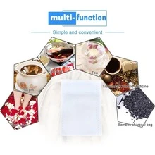 Non-Woven Fabric Disposable Tea Bags With String And Heat-Sealed Opening, Perfect For Filtering Spices And Tea - Multicolor - View 10
