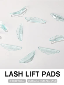 10pcs 5 Sizes Eyelash Lifting Rods, Self-Adhesive Eyelash Lifting Pads, Soft Eyelash Curling Pads - Multicolor - View 3