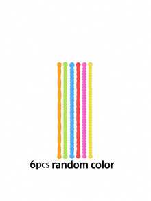 1/3/6pcs Flexible Sensory Fidget Sticks For Kids, Sensory Fidget Toys For Stress Anxiety Autistic ADHD,Calm Down Travel Airplane Essentials Toys,Stuffers Gifts For Teens Boys Girls - Multicolor - View 13