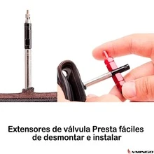 Vmingo Herramienta Extractora Llave Quitar Alma Saca Pivote Valvula Núcleo Camara Bicicleta Motocicleta Tubeless Vmingo Mexico - Rojo - Ver 3