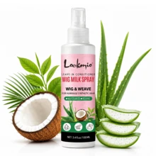 Semprotan Perawatan Wig, Semprotan Lotion Wig, Ekstrak Lidah Buaya dan Kelapa, Anti-Frizz, Hidrasi Mendalam, Menghaluskan Rambut Kusut, Mudah Disisir, Memperpanjang Umur Pakai, Cocok untuk Rambut Sintetis dan Alami, Kondisioner Tanpa Bilas, Cairan Perawatan Wig Tanpa Bilas, Menambah Kilau Alami - 100ml - View 12