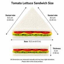 PU Sandwich Display Model, Suitable For Coffee Shop Meal Set Plating, Bakery Window Display And Outdoor Camping Photography Props, Durable And Long-Lasting, Helps Reduce Food Waste, 5 Styles Available - Sandwich Ornament - View 7