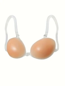 Transparent Self-Adhesive Silicone Bra Straps, Designed For Wedding Photography, Suitable For Strapless Dresses, Invisible Lingerie, Enhances Cleavage, Sexy Bra Strap Design - Multicolor - View 12