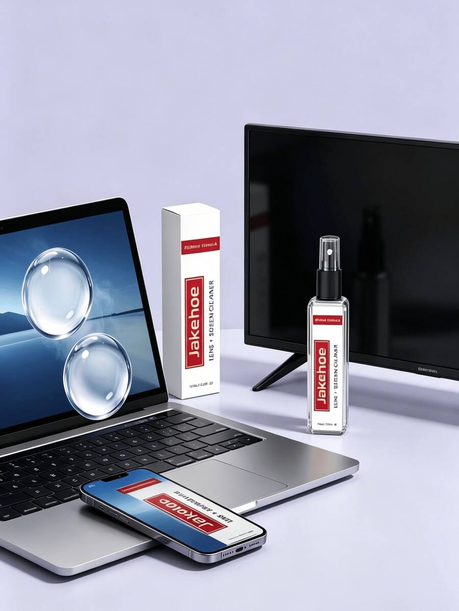 Screen Cleaning Spray For Phone, Computer, TV And Various Electronic Device Screens, Daily Cleaning, TV Screen Dedicated Cleaner, Laptop, Camera, Phone Screen, Monitor Dedicated Cleaner, Clear And Fast Stain Removal
