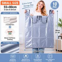 Extra Large Plastic Storage Bag, Large Plastic Bag, Can Store, Moisture-Proof, Storage, Suitcase, Children's Bicycle, Large Plush Toys, Equipment, Moving, Etc. - View 12