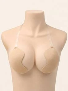 1pc Push-Up Invisible Self-Adhesive Bra With Adjustable Straps, Suitable For Camisoles And Backless Dresses - Multicolor - View 10
