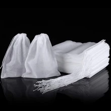 Non-Woven Fabric Disposable Tea Bags With String And Heat-Sealed Opening, Perfect For Filtering Spices And Tea - Multicolor - View 8