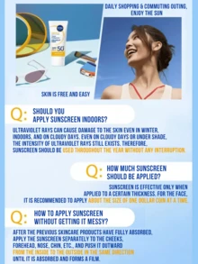 NIVEA 三重防護防曬乳 SPF 50+ PA+++ 海洋友善、質地輕盈、控油、不刺激，適合所有膚質 (50 ml / 1.76 fl oz) - 50ml - 查看 9