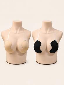 1pc Push-Up Invisible Self-Adhesive Bra With Adjustable Straps, Suitable For Camisoles And Backless Dresses - Multicolor - View 15