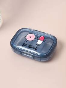 Kotak Obat P3K Portabel dengan Motif Pil Lucu, Kotak Penyimpanan Pil Sederhana dengan 3 Kompartemen untuk di Rumah dan Perjalanan, Kotak Pil Mini Tahan Air dan Tahan Lembap, Cocok untuk Menyimpan Obat, Cincin, dan Barang Kecil Lainnya, Hadiah Sempurna untuk Hari Ayah, Kembali ke Sekolah, dan Hari Guru - MultiWarna - View 15