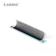 Lashine 1 Box Wispy Narrow W 3D 4D 5D Mixed Length 0.07mm D Curl Premade Lash Fans Soft Lightweight PBT Lash Extensions - D - View 5