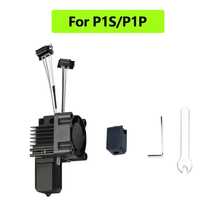 Nuevo Ensamblaje de Cabezal de Impresión para Impresoras Bambu Lab, Incluye Cabezal de Impresión, Ventilador y Arnés de Cableado, Perfectamente Compatible con X1/X1C - Ver 1