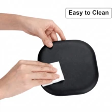 Nail Artist Elbow Support Pad, Memory Foam Non-Slip Elbow Rest Pillow, Comfortable Support Nail Hand Rest Pad, Suitable For Nail Salon Professionals And Home Use, Premium PU Material - Black - View 4