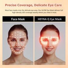 3D Eye Light Therapy Massager, 7 LED Colors, 3 Heat Levels, USB Rechargeable, Eye Massage Beauty Device, Heat Therapy Eye Care, Relieves Eye Fatigue, Eye Bags, Fades Dark Circles, Smooths Eye Area Fine Lines - View 12