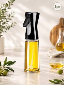 220ml Glass Oil Sprayer Bottle, Black Cooking Oil Mister For Air Fryer, Salad, Baking, Frying & BBQ - View 9