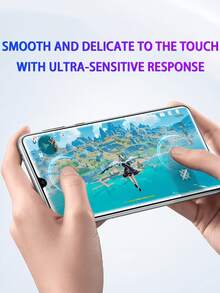 4pcs Tempered Glass Screen Protector, Compatible With VIVO Series Models, 1:1 Original Scale Full Coverage Protection, Anti-Drop And Anti-Scratch, Strong Oil And Fingerprint Resistance, Keeps Screen Clean And Bright, Phone Accessories, Birthday Gift - Clear - View 8