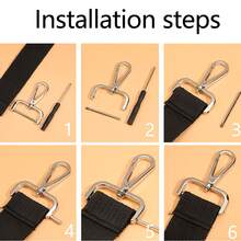 2/4 Pcs Detachable Snap Buckle, Rotating Buckle, Dog Clip Metal Screw Hook Clasp For Bag Shoulder Strap, Backpack Strap Fixing Buckle, 4-6cm Detachable Shoulder Strap Buckle, Bag Ring, Backpack Strap Fixing Buckle, Hardware Lock Clasp Accessories - Multicolor - View 6