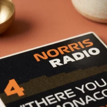 1pc 10cm*10cm Ceramic Coaster F1 Radio TR Style Fun Racing Non-Slip Heat-Resistant Absorbent Coaster, Suitable For Dinner, Afternoon Tea Or Breakfast - Orange - View 5