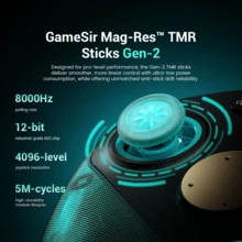 GameSir G7 Pro 8K Aimlabs Edition Wireless Esports Controller For PC Gamepads Compatible With Nintendo Switch 2/1 Steam Android IOS Phone Windows Controle 8k Polling Rate Mag-Res TMR Sticks Hall Effect Micro Triggers - Aimlabs Edition - View 4