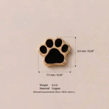 1pc Transparent Openable Puppy Pendant Necklace, Cute Cartoon Style, 14K Gold Plated, Copper Material Pendant, Suitable For Wife And Mother To Wear, Creating A Daily Luxury Look. Easily Matches Girls' Daily Outfits, Beach Vacation Parties, Music Festivals, Travel And Sightseeing Occasions. Charming Women's Jewelry. Women's Bracelets And Necklaces. Small Accessories. - Multicolor - View 9