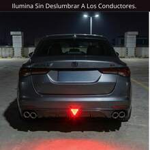 Auto Rear Led Stop Light Skull Headlight Auxiliary Lamp. Vmingo - Red - View 5