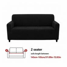 1 pieza Funda de sofá de terciopelo de maíz, funda elástica de felpa suave para sofá, resistente a arañazos de gato y pelo de mascota, protector de muebles lavable con protección completa antideslizante para 1-4 plazas para decoración del hogar - Funda de sofá de vellón de maíz - Ver 39