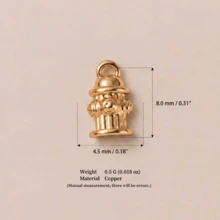 1pc Transparent Openable Puppy Pendant Necklace, Cute Cartoon Style, 14K Gold Plated, Copper Material Pendant, Suitable For Wife And Mother To Wear, Creating A Daily Luxury Look. Easily Matches Girls' Daily Outfits, Beach Vacation Parties, Music Festivals, Travel And Sightseeing Occasions. Charming Women's Jewelry. Women's Bracelets And Necklaces. Small Accessories. - Multicolor - View 12