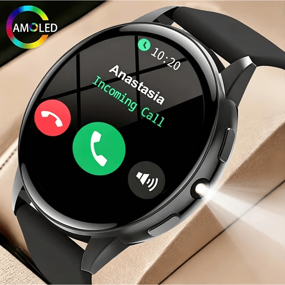 A Stylish Smartwatch Launching In 2026, Featuring A Full Touchscreen. It Supports Wireless Calling, Multiple Sports Modes, Music Control, And USB Charging; Compatible With IOS And Android, It Makes An Ideal Gift For Friends And Family.