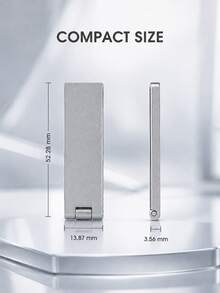 1pc Ultra-Thin Foldable Phone Stand, Invisible Self-Adhesive Support Bracket, Portable Mini Desktop Phone Holder, Adjustable Universal Phone Stand, Suitable For Travel And Office, Compatible With All Smartphones - Multicolor - View 10
