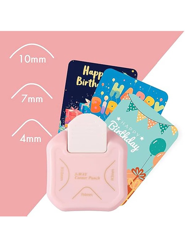 Dụng cụ bấm bo góc thủ công, máy cắt nặng, máy cắt giấy DIY, phù hợp cho khuôn R4/R7/R10mm, dụng cụ bấm bo góc cho sổ tay và phụ kiện scrapbook, phù hợp để in danh thiếp DIY, scrapbook, sổ tay, danh thiếp