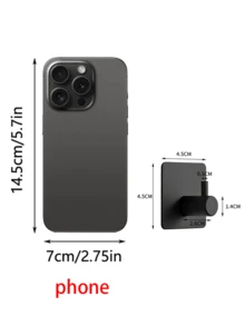1/3 Móc Treo Tường Tự Dính - Móc Treo Khăn Tắm Màu Trắng Chắc Chắn - Giá Treo Khăn Nhà Bếp - Dính Chắc, Chịu Lực Cao, Chống Thấm Nước, Thích Hợp Cho Giá Treo Khăn Tắm, Giá Treo Khăn Lau. - Nhiều màu - Xem 2