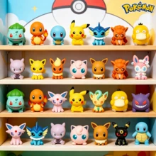 pokemon (隨機1件) 正版授權寶可夢迷你冒險桌面擺飾，多款式桌面裝飾，適用於居家、辦公室與車內，成人室內展示裝飾，14+ - 彩色 - 查看 1