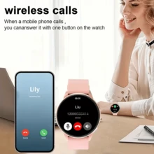 A Stylish Smartwatch Launching In 2026, Featuring A Full Touchscreen. It Supports Wireless Calling, Multiple Sports Modes, Music Control, And USB Charging; Compatible With IOS And Android, It Makes An Ideal Gift For Friends And Family. - View 3