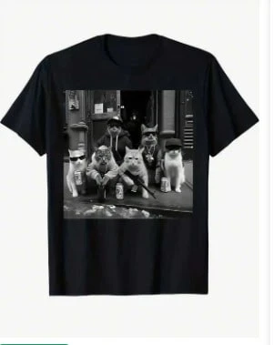 Men T-Shirts - 黑色2 - 查看 1