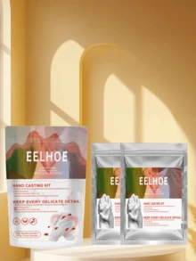 EELHOE 1 Set/25g Casting Powder + 25g Modeling Powder / 100g Casting Powder + 100g Modeling Powder Detail Replication, Couple Keepsake, DIY Handmade, Intimate Gift, Easy To Operate. This Hand Mold DIY Set Is Specially Designed For Couples And Families To Create Exclusive Romantic Memories, Easily Replicate Hand Details At Home, And Capture Every Heart-Fluttering Moment. It's A Highly Meaningful Couple Interaction Project. The Finished Product Is Both A Unique Home Decor And A Romantic Token Of Mutual Companionship, Simple To Operate And Easy To Get Started, Even For Beginners With Zero Failure. - Hand Mold Cloning Powder - View 11