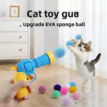 10pcs/200pcs Or 100pcs Set And 50pcs Set. Interactive Cat Toy Ball Launcher Set - Soft And Lightweight Balls, Suitable For Indoor And Outdoor Use. Ideal Gift For World Cup Party Or Wedding. Summer Home Travel Pet Play - Multicolor - View 3