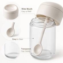 3/1pc Multi-Functional Seasoning Jars, Kitchen Spice Storage Containers - Multicolor - View 9
