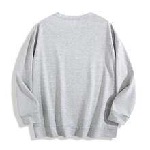 2026 New Arrival Bestseller  Women's "Life Is Better By The Campfire" Graphic Sweatshirt, Casual Loose Pullover, Women's Graphic Tops Clothes. - 淺灰色3 - 查看 4