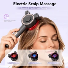 FollowBreak Electric Spray Massage Comb, Scalp Massager, Portable Electric Scalp Massager, Deep Scalp Massage Comb Suitable For Home And Travel Use, Perfect Gift For Family And Friends - Multicolor - View 2