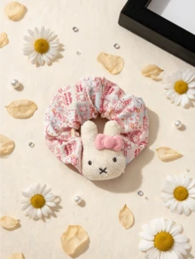 Miniso Hello Kitty Miffy 可愛髮圈 1入 多款可選 柔軟彈性 輕盈不傷髮 女用日常派對時尚髮飾 送禮首選 - style2 - 查看 4