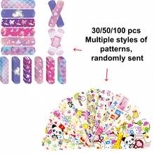 30/50/100pcs Plester Kartun, Plester Mini Kreatif Bernapas Gaya Korea Lucu untuk Dewasa, Pas, Berbagai Motif Dikirim Secara Acak - View 10