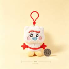 Disney 正版 Forky 毛絨玩偶娃娃，包包掛飾、鑰匙圈，居家桌面裝飾擺件，生日禮物，派對小禮 - 白色 - 查看 8