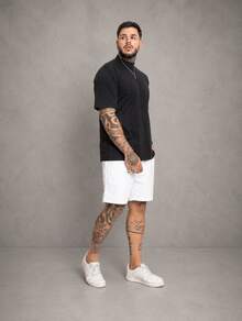 kit 5 camisetas oversized masculina premium estilo trap street maromba gringa inverno tendencia inverno frio dia dos pais presente - 5 pretos - Visão 5